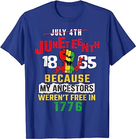 Juneteenth T-Shirt Women Juneteenth Shirts African American Tee Black Freedom Day Pride Graphic Outfits Cotton Short Sleeve Tops
