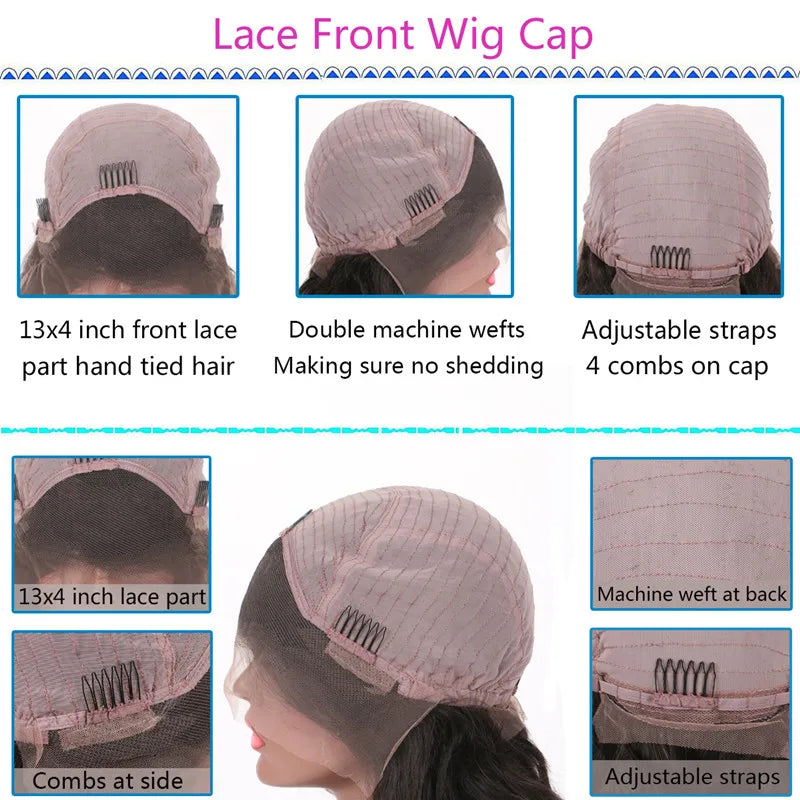 Wigs Human Hair Natural Loose Wavy Glueless Lace Frontal Wig Ash Blonde Light Brown 13x4 Short Bob Women Lace Wig Sale Qearl