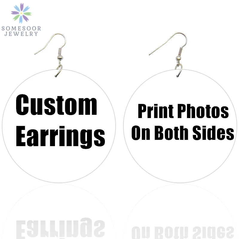 SOMESOOR I Am Black 1865 Juneteenth Day Wooden Drop Earrings For Women Gifts Rainbow Printing Fashion Loops Wood Ear Jewelry