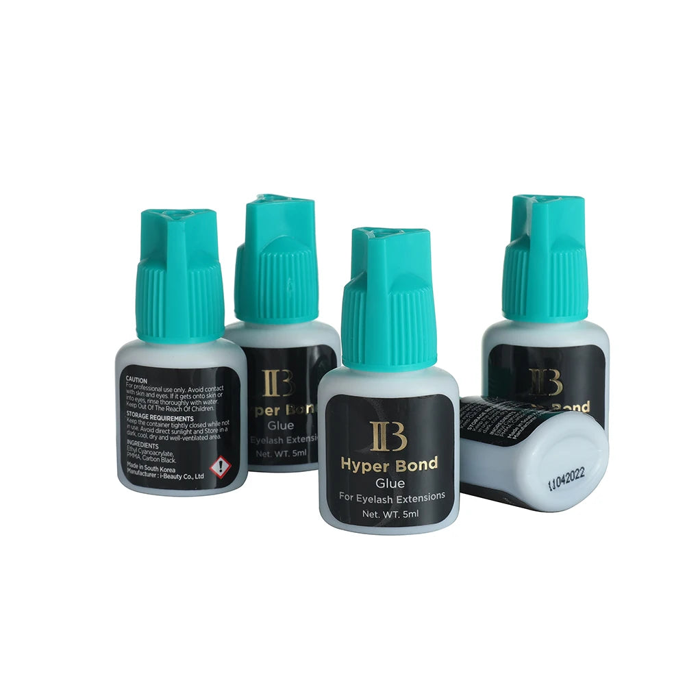 Original IB Lash Glue Super Plus Hyper Bond New Master Glue I-Beauty Eyelash Extension Adhesive Long Lasting Fast Dry Korea Glue
