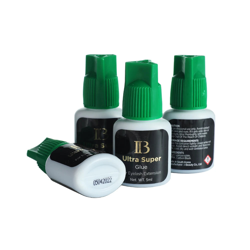 Original IB Lash Glue Super Plus Hyper Bond New Master Glue I-Beauty Eyelash Extension Adhesive Long Lasting Fast Dry Korea Glue
