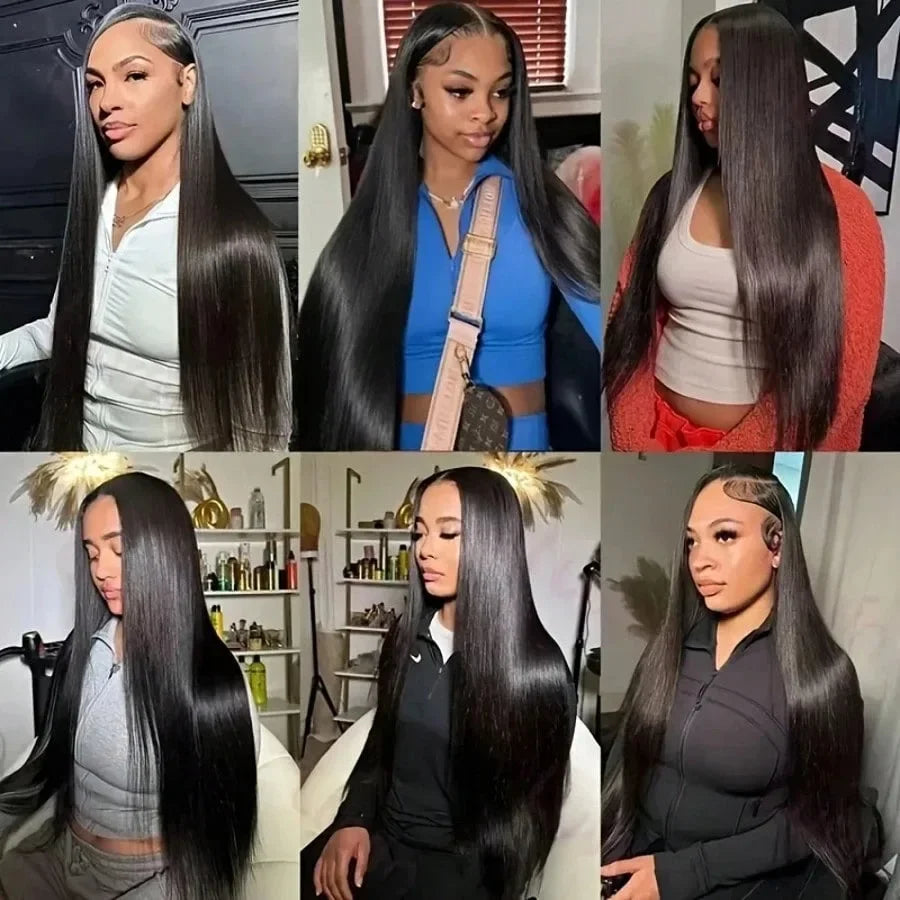 Straight Lace Front Wigs Human Hair HdLace Frontal Wig Straight Human Hair Wig Glueless StrClosure Wig
