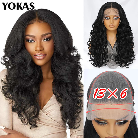 Lace Frontal Wigs 13X6 Synthetic Curly Lace Frontal Wigs With Bangs For Afro Women Pink Blonde Women Wigs With Baby Hair Latisha