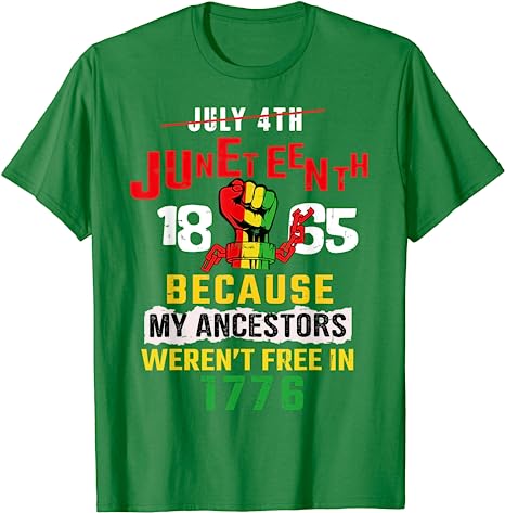 Juneteenth T-Shirt Women Juneteenth Shirts African American Tee Black Freedom Day Pride Graphic Outfits Cotton Short Sleeve Tops