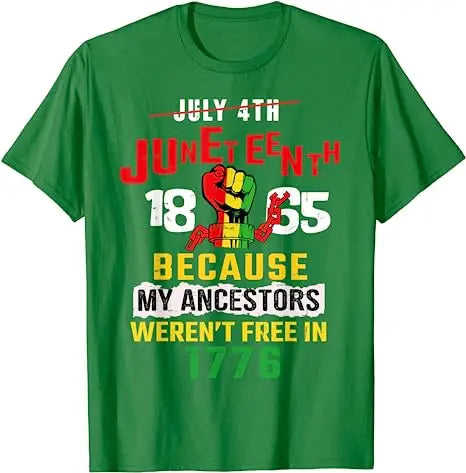 Juneteenth T-Shirt Women Juneteenth Shirts African American Tee Black Freedom Day Pride Graphic Outfits Cotton Short Sleeve Tops
