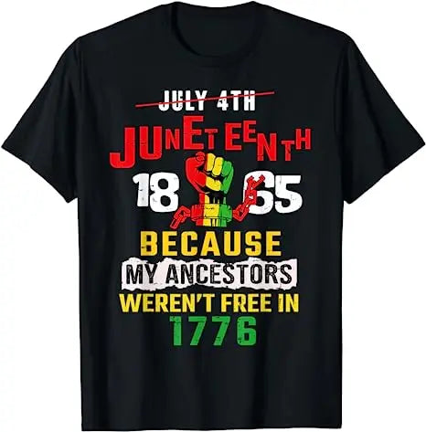 Juneteenth T-Shirt Women Juneteenth Shirts African American Tee Black Freedom Day Pride Graphic Outfits Cotton Short Sleeve Tops