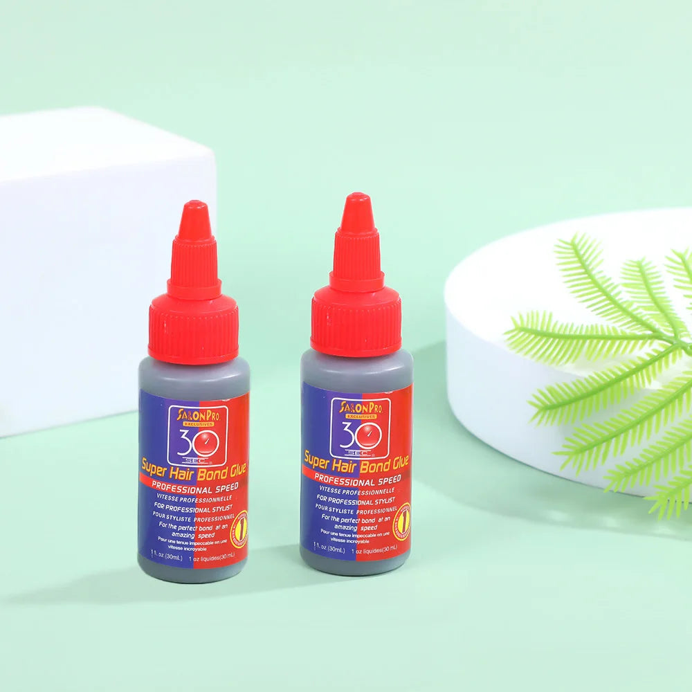 30ml/60ml Waterproof Glue For Hair Wig Glue For Lace Front Wig/Closure/Hair Extension And Remover Super Bonding Adhesive Glue