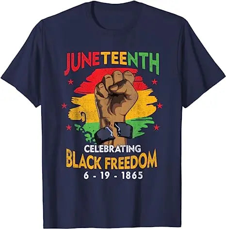 Juneteenth T-Shirt Women Juneteenth Shirts African American Tee Black Freedom Day Pride Graphic Outfits Cotton Short Sleeve Tops