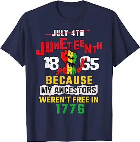 Juneteenth T-Shirt Women Juneteenth Shirts African American Tee Black Freedom Day Pride Graphic Outfits Cotton Short Sleeve Tops