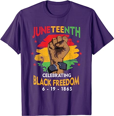 Juneteenth T-Shirt Women Juneteenth Shirts African American Tee Black Freedom Day Pride Graphic Outfits Cotton Short Sleeve Tops